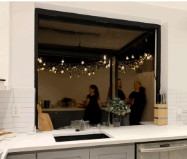 Patio Parties are better with OpenUp Windows pass through windows