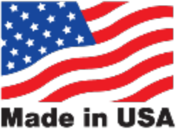 American Flag graphic with the words "MADE IN THE USA" centered below it. FAQS | OpenUp WIndows