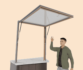 glass window door open