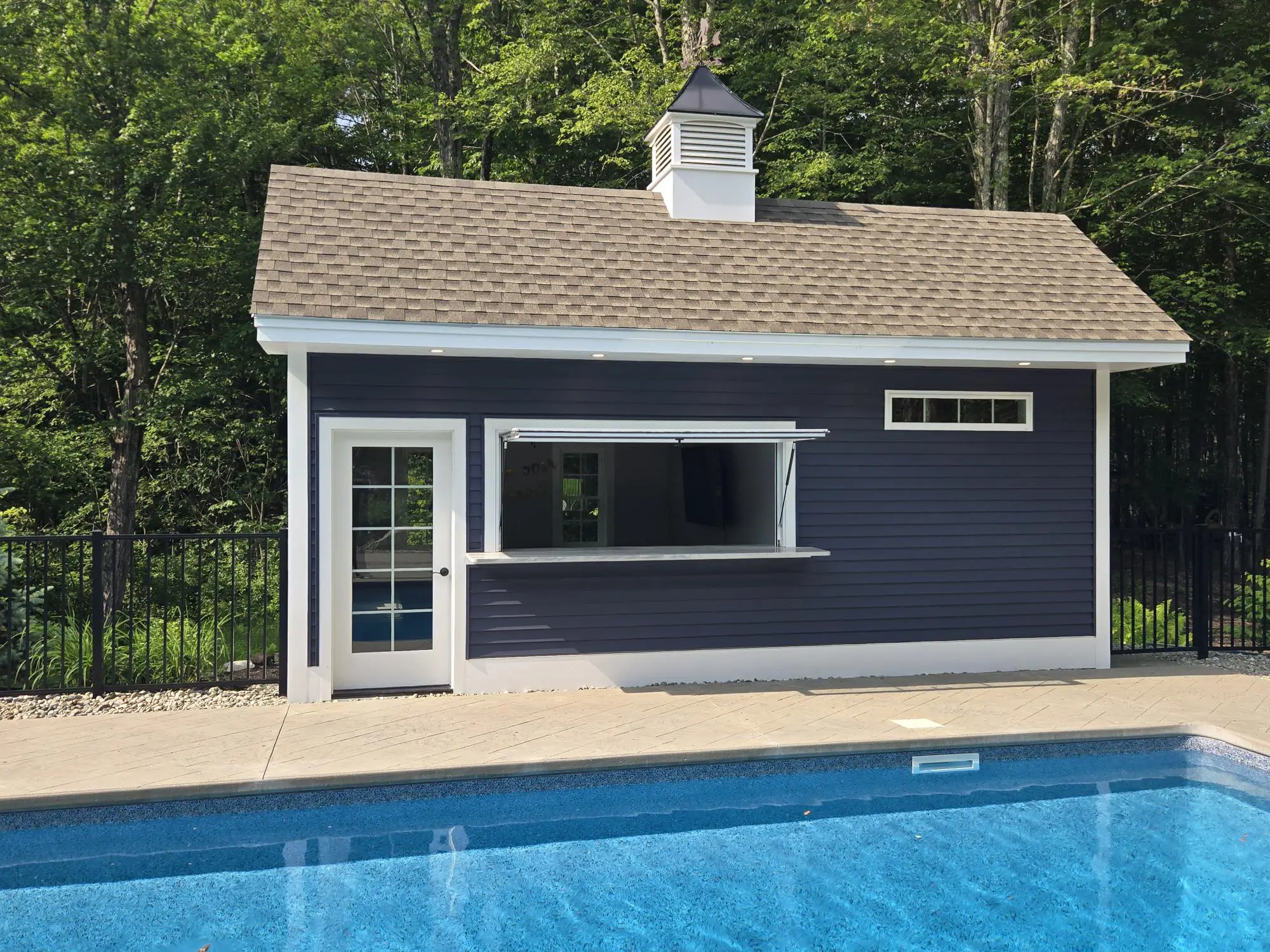 OpenUp Windows pool house pass through